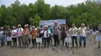 Pertamina melakukan Rehabilitasi Mangrove di Nusa Tenggara Timur (NTT) yang berlangsung pada Jumat , 7 Maret 2023 di pesisir Pantai Desa Tanah Merah, Kecamatan Kupang Tengah.