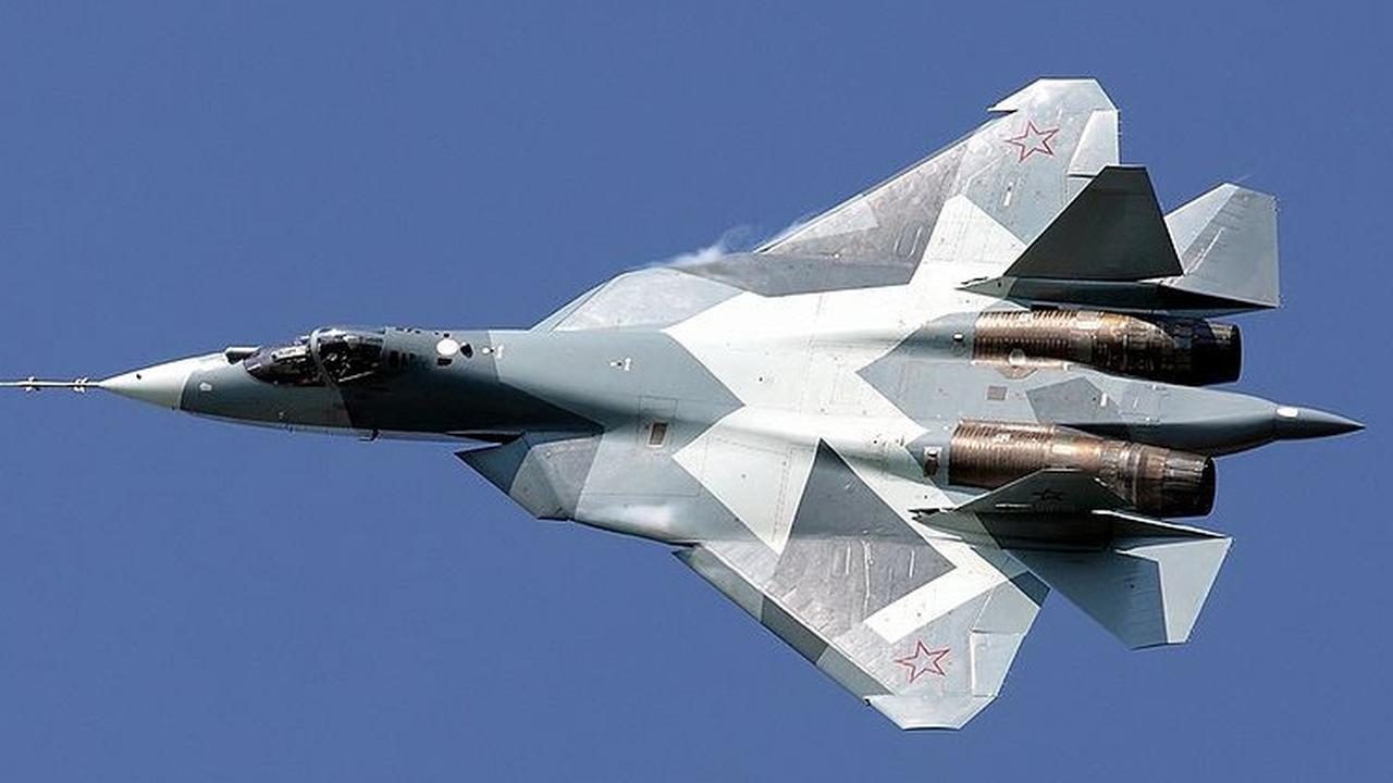 Jet tempur Rusia Sukhoi T-50