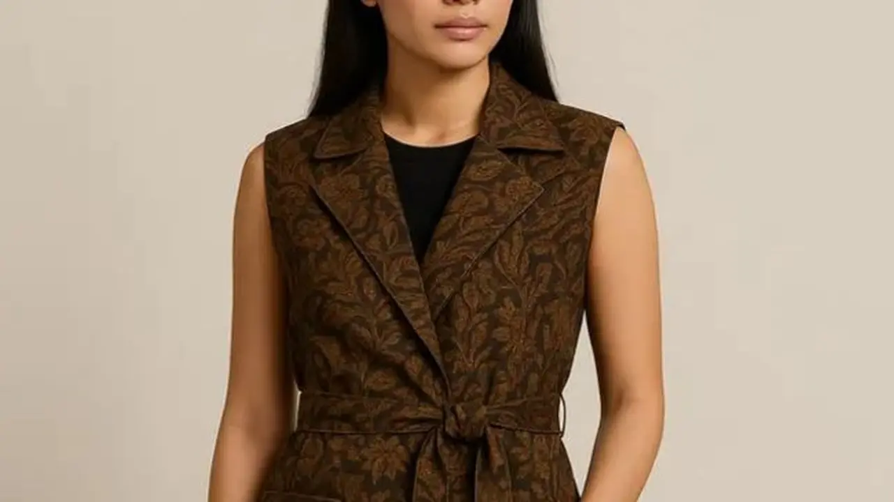 Outer Batik Panjang Tanpa Lengan 2025 (Image by ChatGPT)