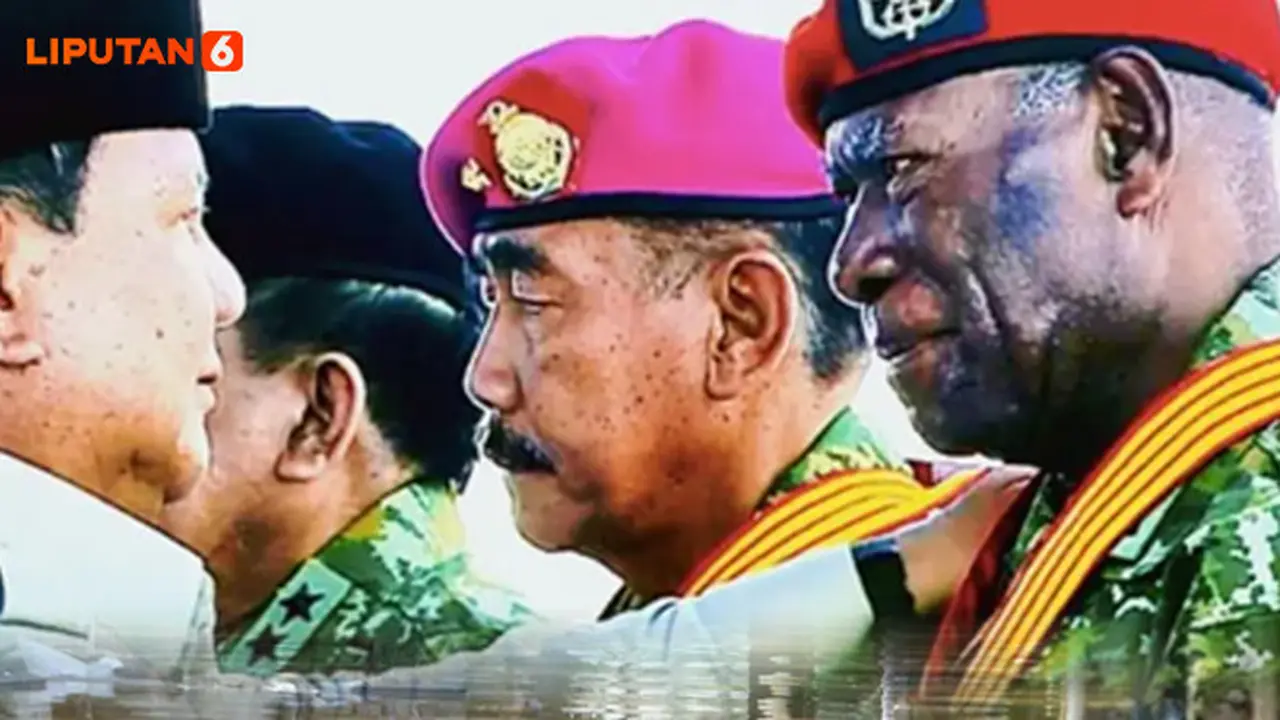 Banner Infografis Prabowo Beri Gelar Jenderal Kehormatan ke Purnawirawan TNI.