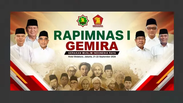 Organisasi sayap Partai Gerindra, Gerakan Muslim Indonesia Raya (Gemira) akan menggelar Rapat Pimpinan Nasional atau Rapimnas I.