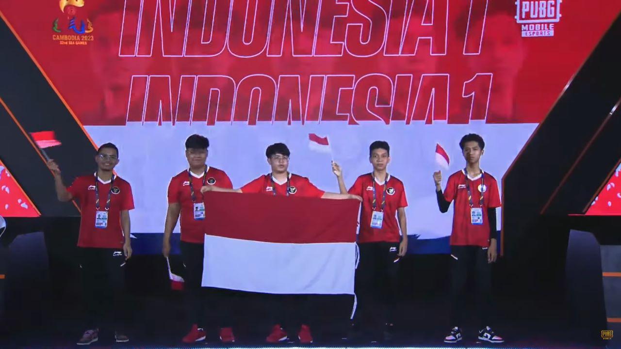 Skuad INA 2 Timnas PUBG Mobile Indonesia SEA Games 2023 Kamboja (PBESI)