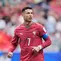 Pemain Portugal, Cristiano Ronaldo beraksi dalam pertandingan melawan RD Kongo di Piala Dunia 2026, Kamis (18/6/2026) dini hari WIB. (AP Photo/Ashley Landis)