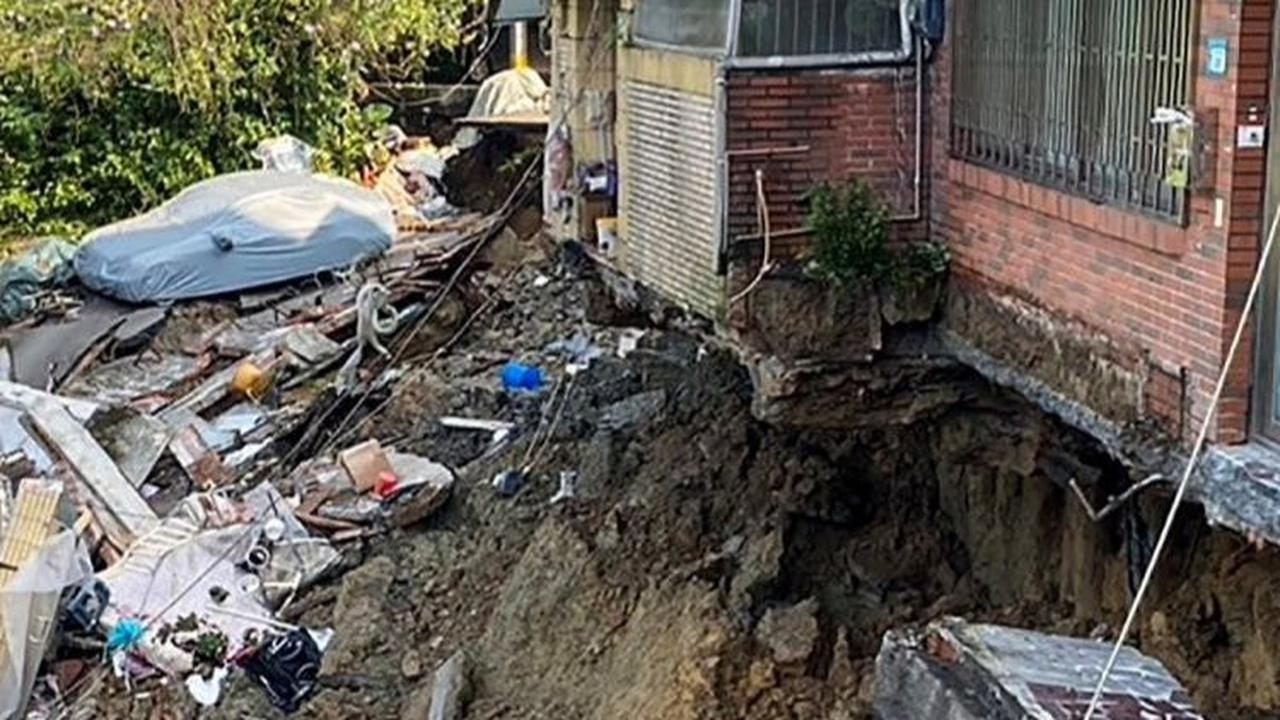 Otoritas pemadam kebakaran mengatakan sekitar 77 orang terjebak di sebuah terowongan di utara kota Hualien, termasuk dua warga Jerman. Pemerintah setempat menyebutkan jumlah korban luka yang tercatat ada sebanyak 736 orang. Foto: AFP<br>