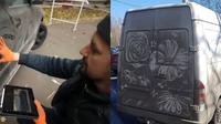 Seniman Ini Gunakan Mobil Kumuh Jadi Media Lukisan, 7 Hasilnya Bikin Takjub (Sumber: Instagram/proboynick)