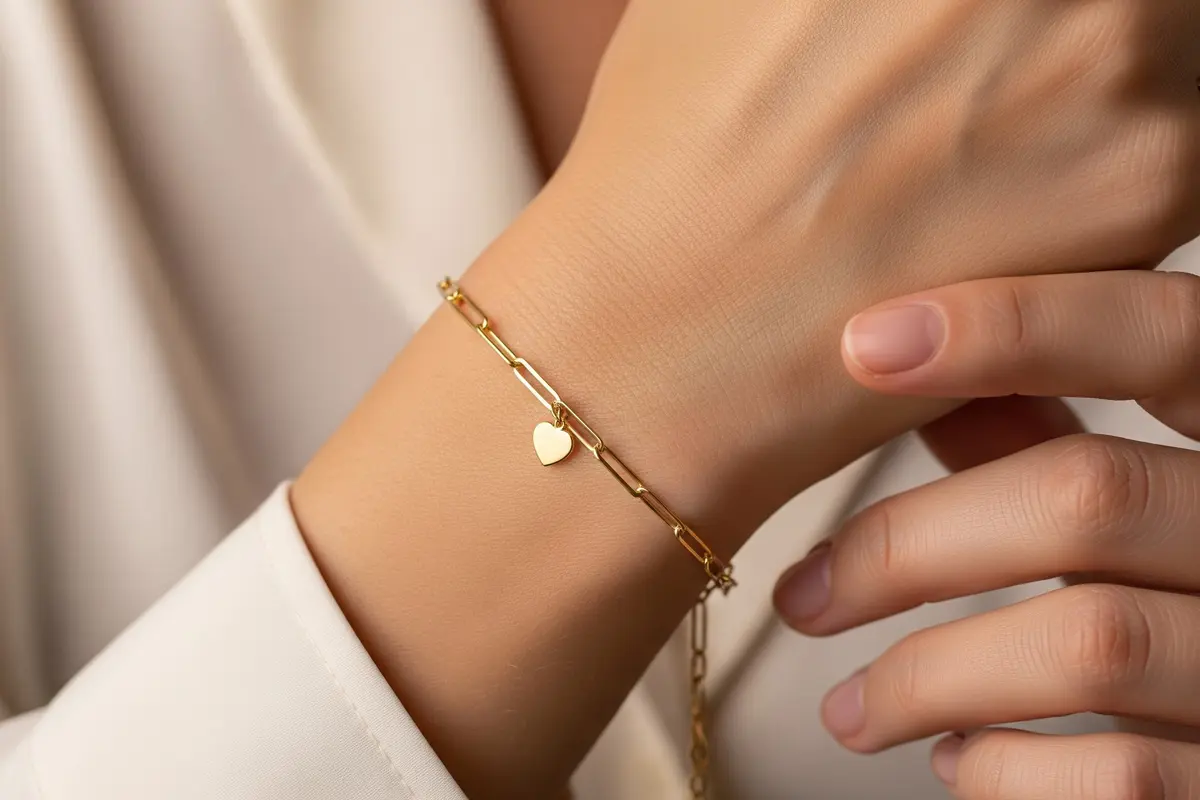 Model Gelang Emas Rantai Paperlina Kekinian/Gemini AI