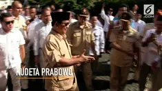 Prabowo Subianto mengatakan dirinya menyesal karena tidak sempat melakukan kudeta.
