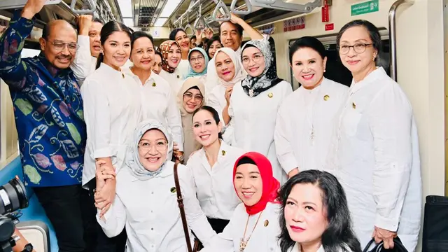 Tampilan Fashionable Iriana Jokowi di Peresmian LRT, Pakai Sneakers dan Tas Puluhan Juta