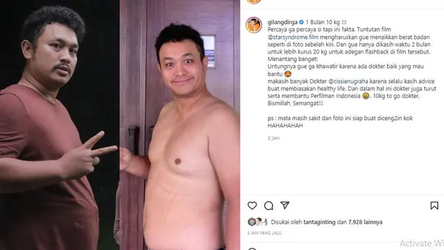 Gilang Dirga (Foto: Instagram/@gilangdirga)