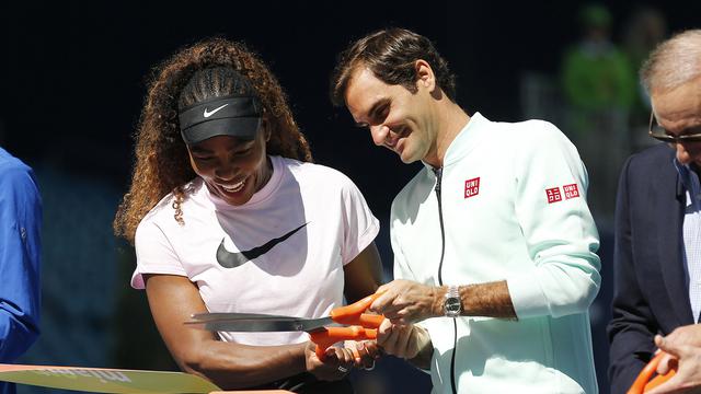 Serena Williams dan Roger Federer