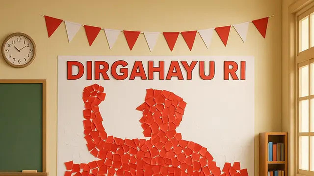 8 Ide Hiasan Dinding Kelas untuk 17 Agustus, Meriah dan Kreatif