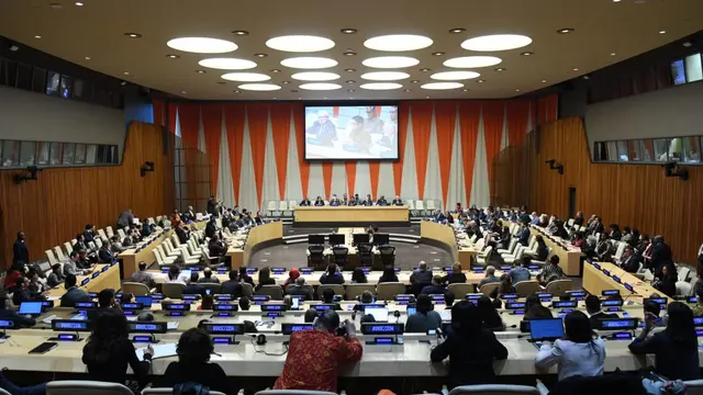 Suasana sidang informal DK PBB yang dipimpin Indonesia, Kamis 9 Maei 2019 (Kemlu RI)