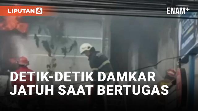 2 Petugas Damkar Jatuh dari Atap Saat Padamkan Kebakaran di Ciputat