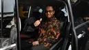 Anies Baswedan usai rapat di rumah Boy Sadikin, Jakarta, Rabu (28/9). Anies menjelaskan rapat membahas perkembangan politik sepekan terakhir. (Liputan6.com/Gempur M Surya)