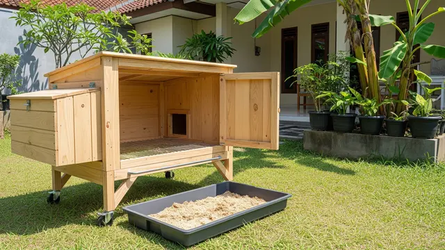 Desain Kandang Ayam Beroda yang Membantu Mengurangi Bau Menyengat/Gemini AI