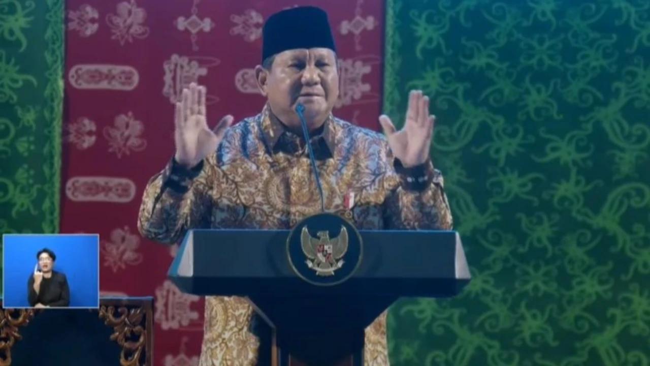 Presiden Prabowo: Indonesia Kaya, Kekayaan Harus Dinikmati Seluruh Rakyat