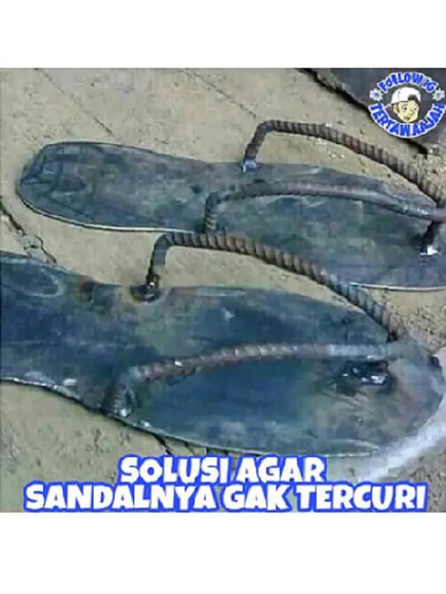 Kreatif tapi Ngakak, Begini 7 Model Sandal Kocak Bikinan Orang Indonesia