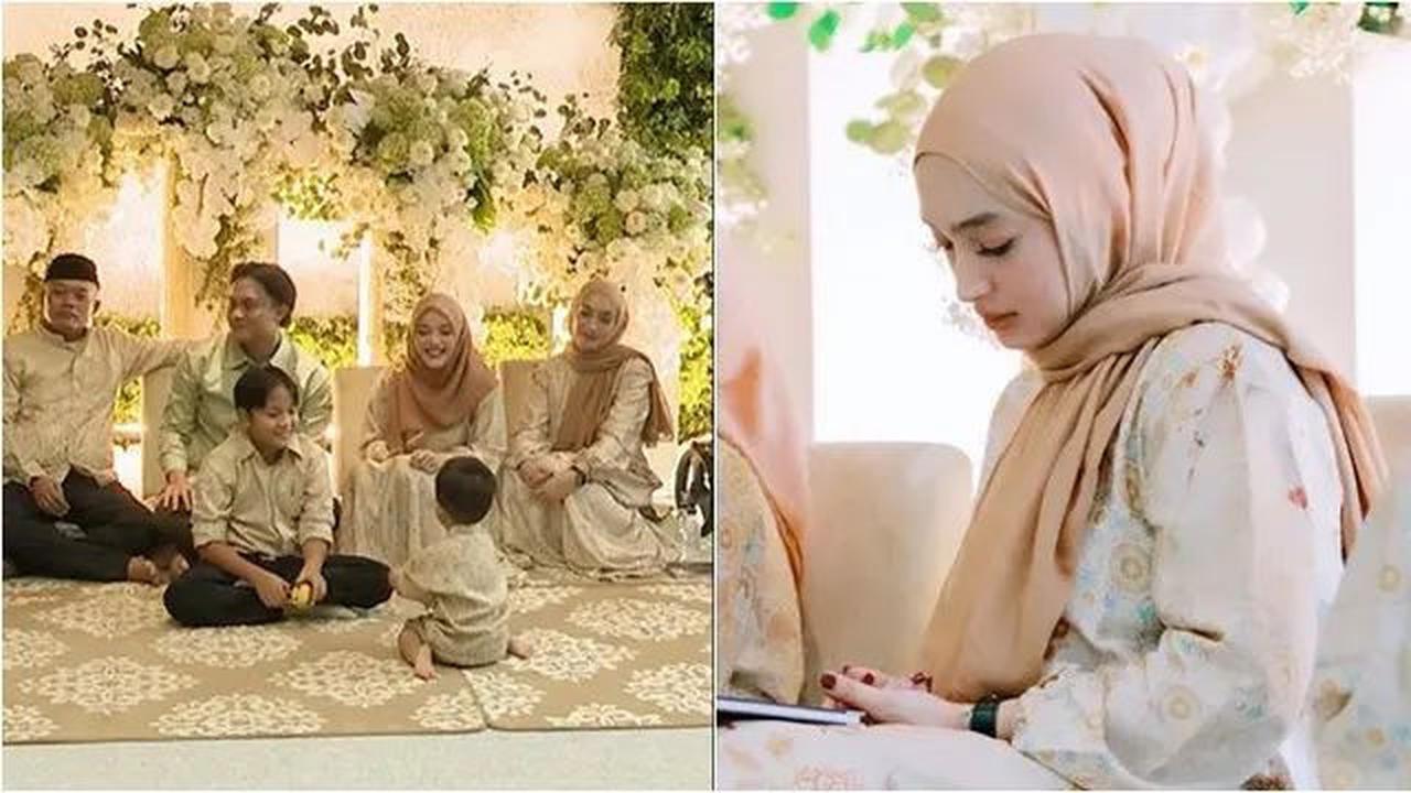 Potret Cantik Santyka Fauziah, Kekasih Sule di Acara Pernikahan Rizky Febian dan Mahalini