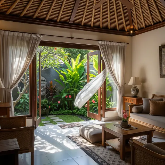 9 Inspirasi Rumah 1 Lantai dengan Vibes Tropical dan Nuansa Hangat, Solusi Hunian Asri