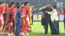 Presiden Prabowo Subianto juga sempat berbincang dengan pelatih Timnas Indonesia, Patrick Kluivert. (Liputan6.com/Angga Yuniar)