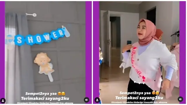 6 Momen Baby Shower Dinda Hauw, Dapat Kejutan dari Sahabat