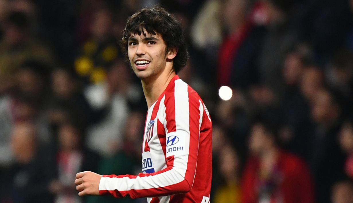 2. Joao Felix (Atletico Madrid) - Joao Felix bergabung dengan Atletico Madrid pada saat usianya 19 tahun. Atletico menggelontorkan dana hingga 113 juta poundsterling untuk Felix pada Juli 2019. (AFP/Gabriel Bouys)