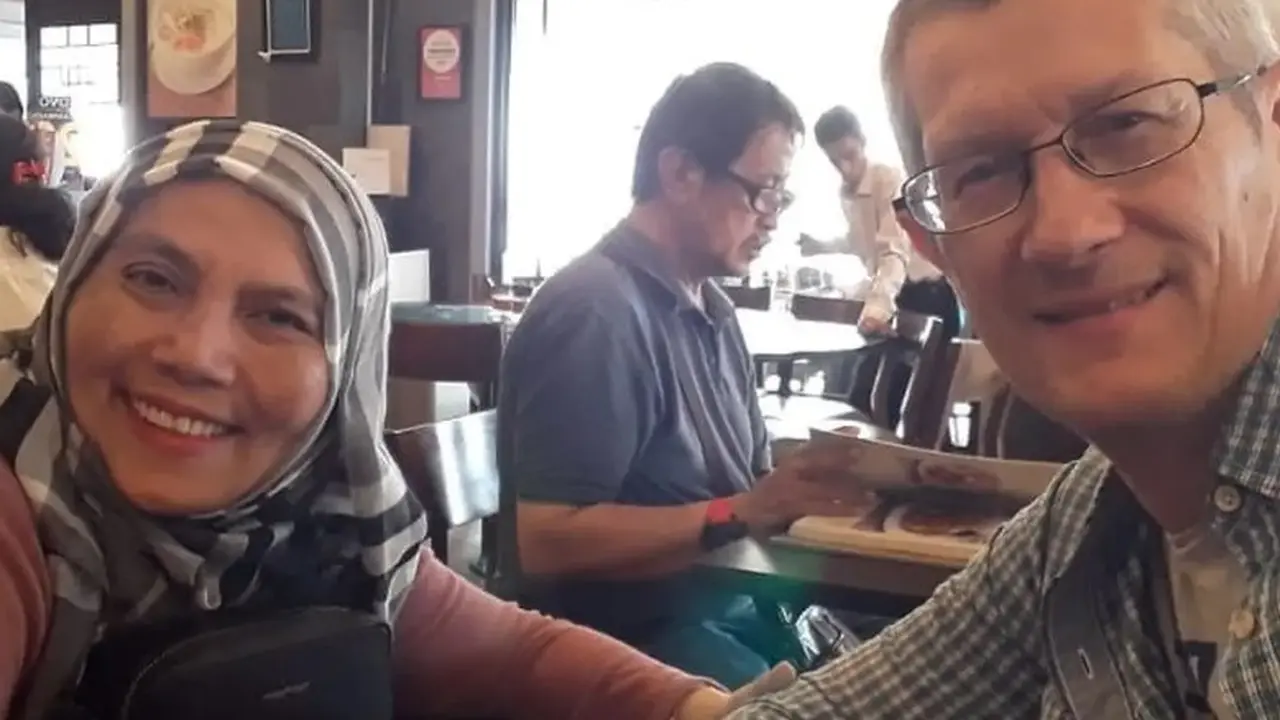 Potret Patrice Bouttier dan mendiang Siti Purwanti (Sumber:Instagram/sitipurwanti15)