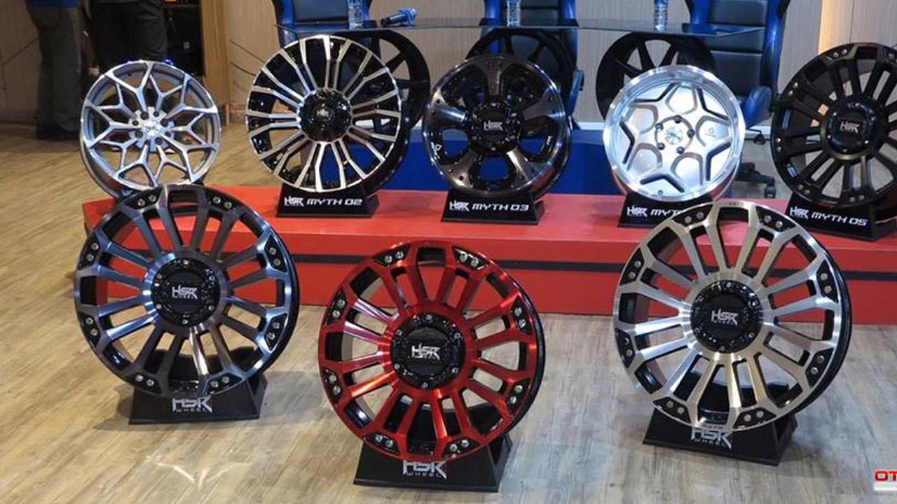 Deretan pelek mobil (Nazar Ray)