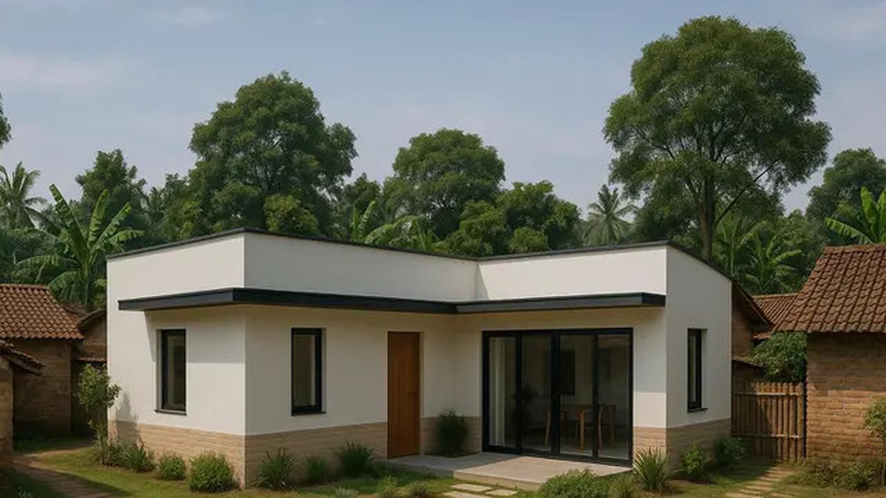 7 Ide Rumah Minimalis Letter L di Kampung