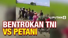 Sebuah video yang menampilkan bentrokan antara TNI dengan sejumlah petani viral di media sosial. Diketahui, kejadian ini terjadi di Desa Seituan, Pantai Labu, Deli Serdang, Sumatera Utara.