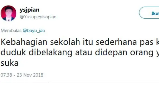 Bikin Nostalgia, 6 Cuitan Kebahagiaan Sederhana Semasa Sekolah