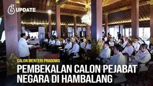 Semarak Pembekalan Calon Menteri, Wamen hingga Kepala Badan Negara di Hambalang