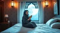 doa tidur agar mimpi indah ©Ilustrasi dibuat Stable Diffusion