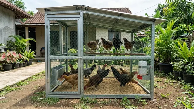 Kandang dari Baja Ringan