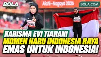 Momen Haru Pengalungan Medali Emas Karisma Evi Tiarani, Indonesia Raya Berkumandang di Asian Para Games 2026