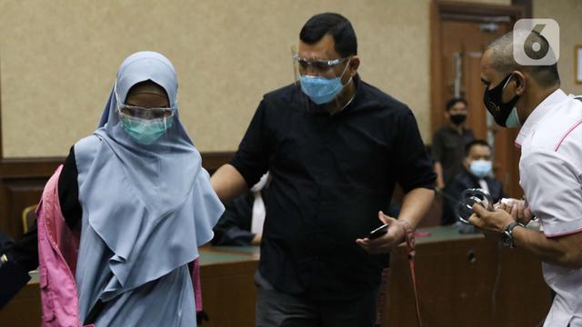 FOTO: Jaksa Pinangki Jalani Sidang Pembacaan Eksepsi