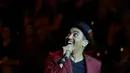 Glenn Fredly sukses menggelar konser tunggalnya yang bertajuk ‘Menanti Arah’ di Istora Senayan, Jakarta Pusat, Sabtu (18/10/2015). (Galih W. Satria/Bintang.com)