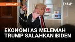 DONALD TRUMP MENGUMUMKAN INVESTASI DI AMERIKA, MENYALAHKAN BIDEN ATAS LAPORAN EKONOMI YANG LEMAH