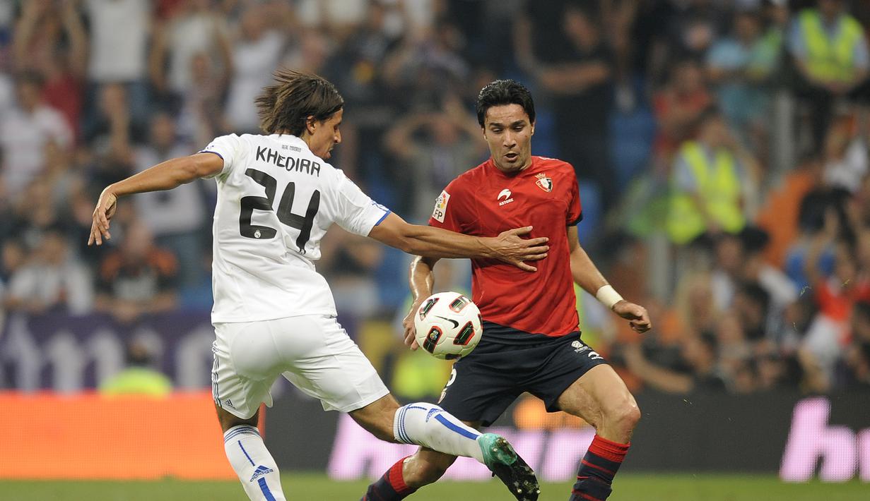 Javad Nekounam berhasil mencetak 24 gol plus satu assist dari 149 penampilannya bersama Osasuna di La Liga dari musim 2006-2007 hingga 2011-2012. (AFP/Pedro Armestre)