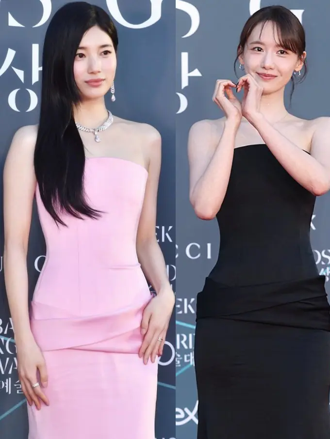 Adu Gaya YoonA SNSD dan Suzy Bae Pakai Gaun Kembar di Baeksang Awards 2026, Beda Warna Beda Aura