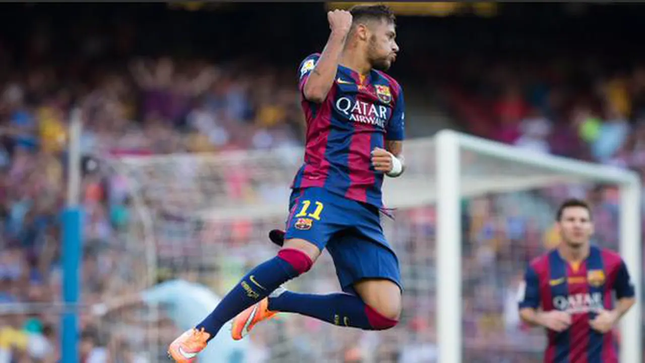 Barcelona vs Atletico Madrid Neymar