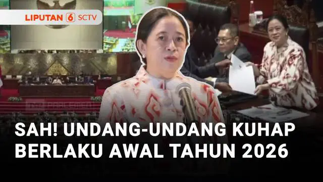 UU KUHAP Diberlakukan Awal 2026