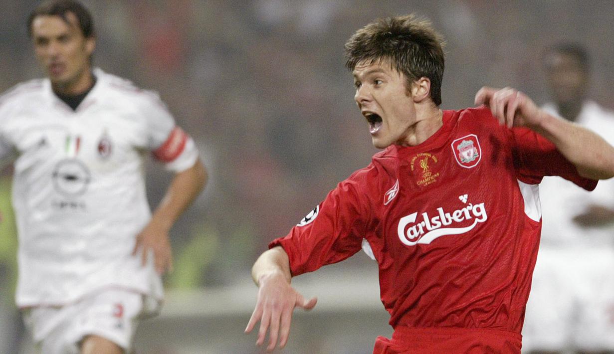 Xabi Alonso tak pernah merasakan gelar Liga Inggris selama lima tahun kariernya di Liverpool. Namun, ia pernah berjasa membawa The Reds meraih juara Liga Champions dan FA Cup. Ia tercatat telah tampil sebanyak 143 pertandingan bersama The Reds. (AFP/Mustafa Ozer)