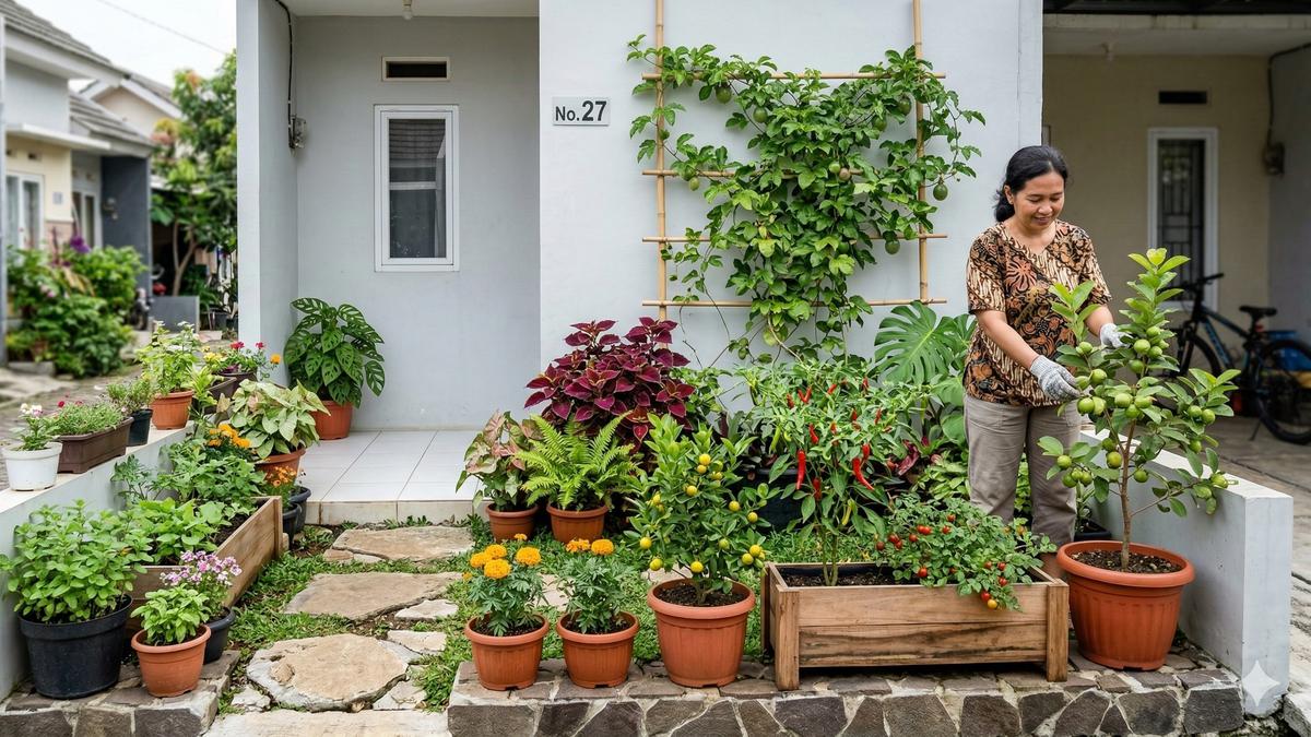 Tips Menata Kebun Buah Mini di Rumah Type 27 agar Tidak Terlihat Sempit