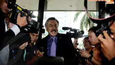Kamis (20/03/14) Hakim Agung Gayus Lumbuun datang ke gedung KPK Jakarta   (Liputan6.com/Helmi Fithriansyah)