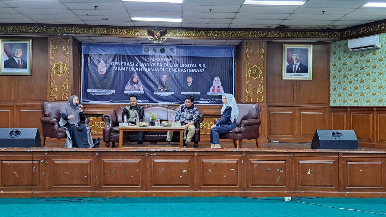 Diskusi bertajuk "Generasi Z dan Alfa di Era Digital 5.0, Mampukah Menjadi Generasi Emas?" (Istimewa)