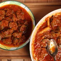 ilustrasi rendang ampela ati/copyright Shutterstock