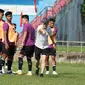 Timnas Indonesia U-23 latihan di Vietnam. (PSSI).