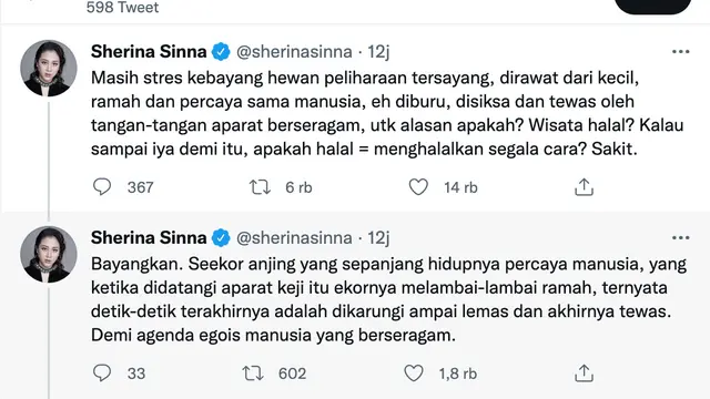 Cuitan Sherina Munaf.