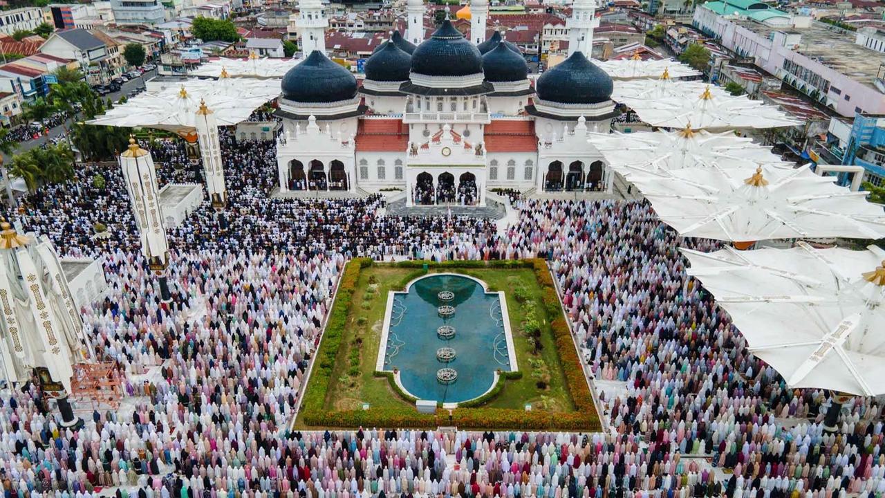 FOTO: Suasana Shalat Iduladha di Sejumlah Daerah